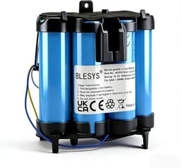Vervangende Accu - Stofzuiger Batterij - Huishoudelijk Gebruik - Hoge Capaciteit - 252 V 3500 mAh - Zwart — thumbnail 2