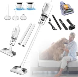 Steelstofzuiger met Dweilfunctie - Draadloze Stofzuiger - Huis Reinigen - 5-in-1 Functionaliteit - 200 ml watertank - Grijs — thumbnail 1