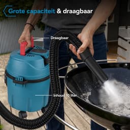 Sello! waterstofzuiger – nat en droog stofzuiger – draadloos – 3-in-1 – 2000w motor – geluidsarm – 2 meter slang – 10 liter — thumbnail 3