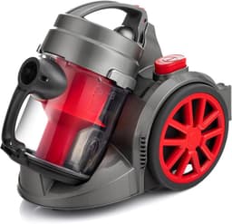 YOR® Steelstofzuiger met snoer - Steelstofzuiger - Stofzuiger - Grijs/Rood - ‎‎35cm x 27cm x 41cm — thumbnail 4