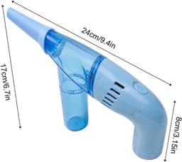 Kralen Stofzuiger Tool - Ambacht Reiniger - Sieraden Maken - Ergonomische Handgreep - 18.8 x 15 x 6.7 cm - Blauw — thumbnail 5