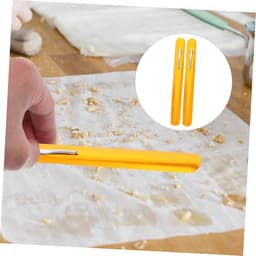 Kruimel Scraper - Tafel Schraper - Tafel Schoonmaken - Met Klem - 15 cm - Goud — thumbnail 3