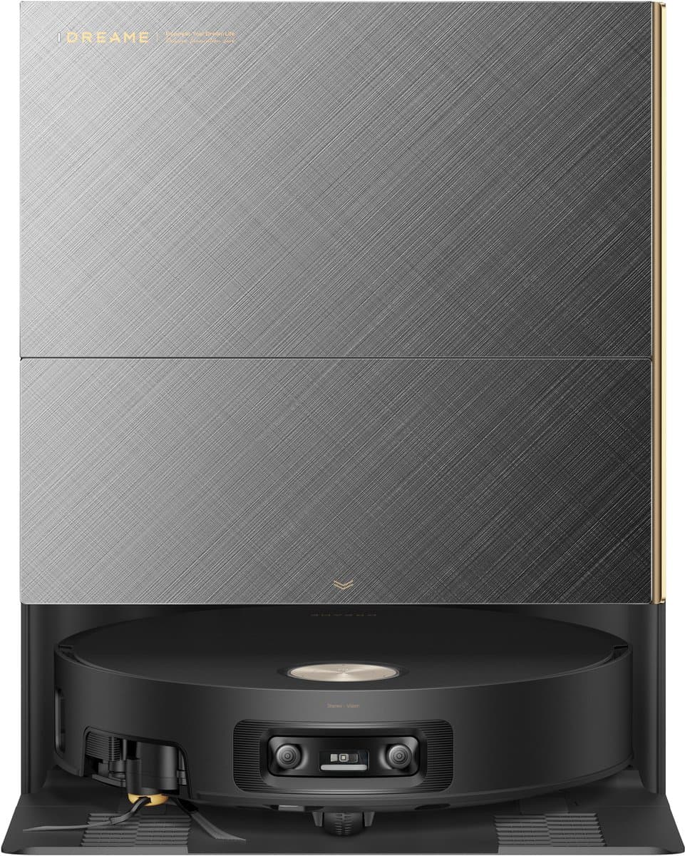 Dreame X60 Pro Ultra Complete Robotstofzuiger Grijs | Dweilfunctie | Automatisch legen & bijvullen | Zelfreinigend | Uitschuifbare borstel/dweil | Hoeken- en randreiniging | Huisdierenhaar | AI navigatie | Handsfree | Allergie | Warmwater dweil — afbeelding 1