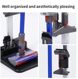 Dailygoods - Vrijstaande vacuümstandaard - Accessoires voor Dyson - Handig in huis - Ondersteuning voor stofzuiger - Ruimtebesparend - Geschikt voor V — thumbnail 2