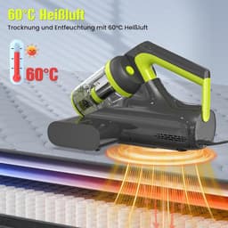 Mijtstofzuiger voor Matras en Bank – UV-C Anti-Allergie Stofzuiger – Handstofzuiger met HEPA Filter – Voor Matrassen, Banken en Stoffering — thumbnail 3