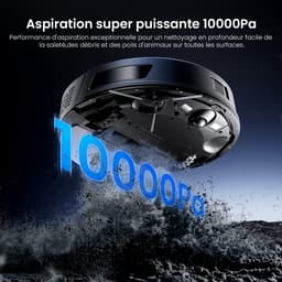 Proscenic Q8 Max plus - Robotstofzuiger met Dweilfunctie - 10,000 Pa - 230㎡ - Zuigkracht -met Reinigingsstation 4L — thumbnail 2