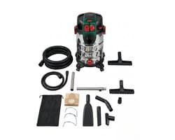 PARKSIDE® Nat-/droogzuiger 1500W - Ketelstofzuiger - Zuigvermogen: max. 260 Airwatt - Zuigkracht: max. 181 mbar - Inhoud reservoir: 30 l - Traploos instelbare luchtstroom - Werkradius tot 9 m - Extra stopcontact