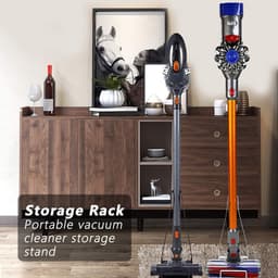 OmGoods - Dailygoody - Vacuümstandaard - Stofzuigerrek - Stevige basis - Black - Draadloze organizer - Ideaal voor opbergen - Geschikt voor Dyson V6 V7 V8 V10 V11 — thumbnail 4