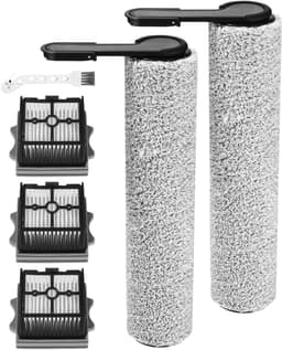 Zesdelige vervangende borstelrol- en filterset voor voor Tineco Floor One Stretch S6/S7 Stretch Ultra/Switch S6/i6 Stretch stofzuigers: 2 borstelrollen, 3 HEPA-filters en 1 reinigingsborstel. — thumbnail 1