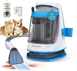 Vloerkleedreiniger Textielwasmachine 18 kPa – 550W – 1,2L+1,2L Watertanks – Nat & Droog – Voor Bank, Tapijt & Auto – PEXCHO — thumbnail 1