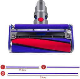 JC's® - Vilt strips geschikt voor Dyson - 3 strips voor borstel van Dyson V7, V8,V10, en V11 - 2 SETS — thumbnail 2
