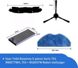 Replacements® - Onderdelen geschikt voor Rowenta 75S en 75S + - 11-delig — thumbnail 2