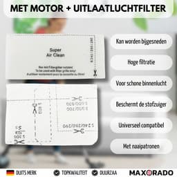 Maxorado Stofzuiger Set 44-delig - 30 zakken + 2 Hepa + 6 Uitblaas + 6 Motor Filter - geschikt voor Miele C3, C2, S8340, S8430, S8310, S8360, S8, S5, S5211, S5210, S8460 — thumbnail 3