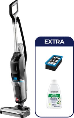 BISSELL CrossWave HF2 Select - Steelstofzuiger met Dweilfunctie - Vloerreiniger met Snoer - Lichtgewicht Vacuum Cleaner - Reinigingsmachine voor Harde Vloeren - 2 in 1 Stofzuiger & Dweil - Extra Krachtige Motor 46aW - 3847N — thumbnail 2