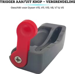 Somstyle Trigger Aan/Uit Knop Geschikt voor Dyson V15, V11, V10, V8, V7 & V6 - Vergrendeling - Clip - Stofzuiger Onderdeel — thumbnail 2