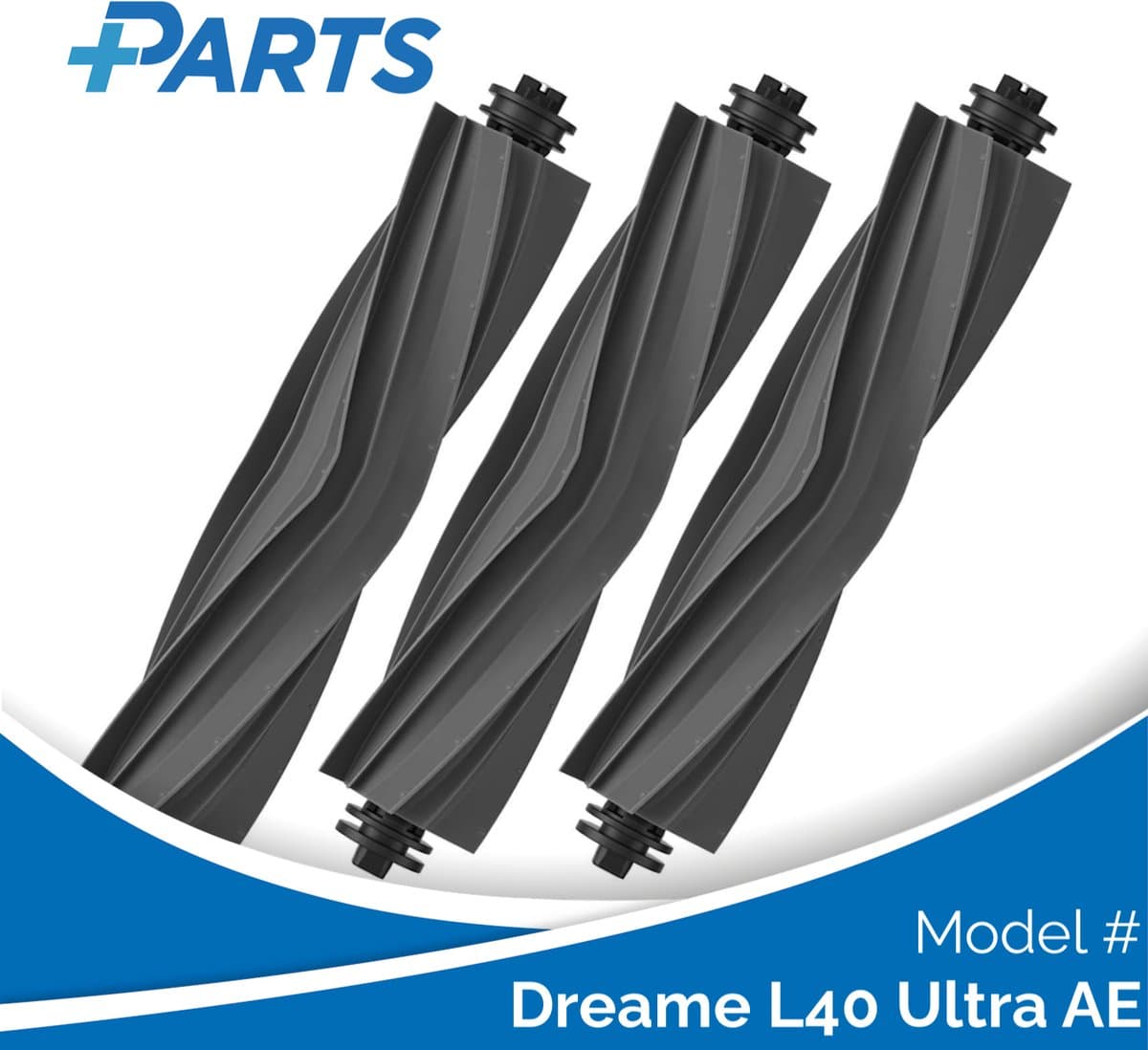 Dreame L40 Ultra AE Borstels (3 Stuks, Plus.Parts® alternatief voor RMSRB0) — afbeelding 1