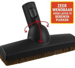 Luxe Parketborstel Geschikt Voor Miele Stofzuigers - Stofzuiger Mondstuk Borstel Voet Zuigmond - (Compact/Complete C1 C2 C3 S4000 S5000) Parketzuigmond Voor Laminaat/Parket- Parketvoet Met Parkeerhaak & Vergrendeling - Stofzuigermond — thumbnail 2