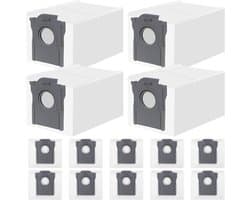 14 stuks stofzakken, compatibel met Dreame L10/L10s/L20/X20/X30/X40/X50/L40/L50 Ultra, Mova P10/E30/P50/V50 Ultra, 3,2 l grote capaciteit, 4-laagse filterstructuur, voor Dreame stofzuigerzakken