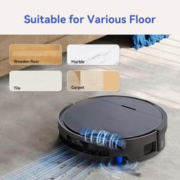SnelShoppen - Side Brush Accessoires voor Ecovacs Deebot X9 Pro Omni/X11 Pro Omni/X11 Pro/X11 Omni Cyclone/T80S Omni Stofzuiger - Vervangborstels - Ny — thumbnail 3