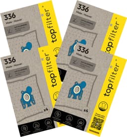 Set van 4 pakken van 4 stofzuigerzakken 64336 Miele en Hoover TopFilter Premium — thumbnail 3