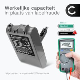 Stofzuigeraccu - 2000 mAh - 21,6 V - Lithium-ion — thumbnail 4