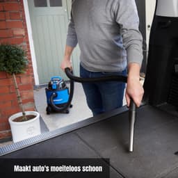 Levo® Bouwstofzuiger Zonder Zak - Alleszuiger Met Accessoires - Waterzuiger Met 20 Liter Reservoir - Stofzuiger - Met Waterfilter En Blaasfunctie – 1250W - Voor Binnen en Buitenreiniging - Blauw - 34 x 34 cm x 45 cm — thumbnail 4