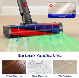 Zachte Roller Borstel met LED Verlichting voor Stofzuiger V7 t/m V15 — thumbnail 2
