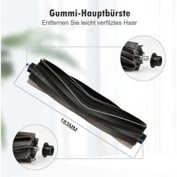 Accessoiresgeschikt voor Ecovacs Deebot T20 Omni en T20e Omni: 1 grote rubberen borstel, 4 HEPA-filters, 4 reinigingsdoeken, 8 zijborstels — thumbnail 2