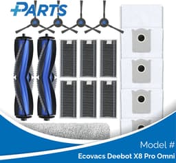 Ecovacs Deebot X8 Pro Omni Onderhoudsset (Plus.Parts® alternatief voor DKT060175) — thumbnail 1