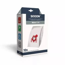 SQOON® (SQ14) Stofzuigerzakken geschikt voor Miele FJM - Gelijk aan model: 9917710 - High Filtration, perfecte pasvorm voor Miele-stofzuigers — thumbnail 2
