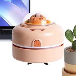 Bureau Stofzuiger - Kruimelzuiger Duster - Bureau Reinigen - Draadloos Batterij - 8 cm Compact - Capybara Design — thumbnail 1