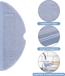Vervangingsset voor Roborock S7 / S7 Plus / S7 MaxV / MaxV Ultra – 2 Hoofdborstels, 6 Zijborstels, 4 Filters, 4 Dweillappen & Reinigingshulpmiddel — thumbnail 3