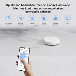Xiaomi Robot Vacuum S40C – Robotstofzuiger met Dweilfunctie – 5000Pa Zuigkracht – Slimme LDS Lasernavigatie – App-bediening – Automatisch Opladen – Geschikt voor Harde Vloeren & Laagpolig Tapijt — thumbnail 3