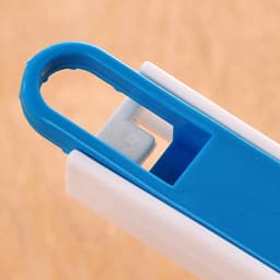 Groefreiniger - Spleetreiniger Borstel - Kieren Schoonmaken - Afneembaar Stofbakje - 1 stuks - Blauw — thumbnail 4