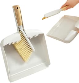 Mini Bezem Stoffer - Schoonmaak Set - Snel Kruimels Verwijderen - Ergonomische Houten Greep - Compact Ontwerp - Niet gespecificeerd — thumbnail 1