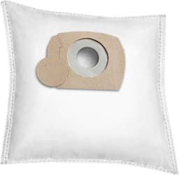 Stofzuigerzakken - Stofzakken - Stofvrij Maken - Hygiënische Klapsluiting - 5 Stuks - Wit — thumbnail 4