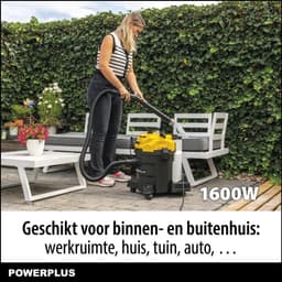 Powerplus - Yellow - POWX3265 - Geborsteld - Stofzuiger - tapijtreiniger - nat-droog 1600W 20L — thumbnail 1