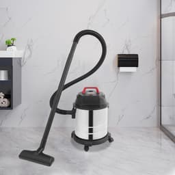 RUX® Karcher - Karcher Stofzuiger - Bouwstofzuiger - Festool Stofzuiger - Bouwstofzuiger Zonder Zak - Zilver en Zwart - 35cm x 45cm x 35cm — thumbnail 2