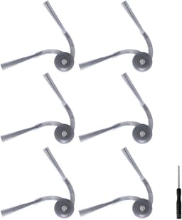 Cosensi- Zijborstels - Compatibel met Roborock Q Revo Curv/Edge - Vervangbare borstels - Efficiënte reiniging - Hoogwaardige kwaliteit - Eenvoudige installatie - Stofzuigerborstels — thumbnail 1