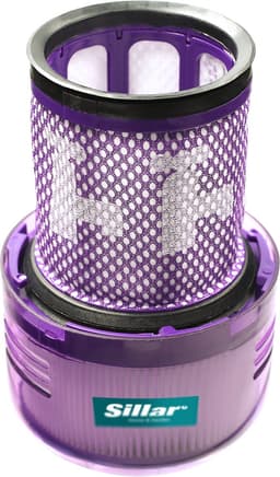 Sillar Stofzuigerfilter – wasbaar - vervangingsfilter geschikt voor Dyson V12 Detect Slim Absolute Total Clean – 4 stuks – vervangt 971517-01 — thumbnail 4