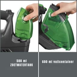 Aura® Tapijtreiniger Stofzuiger – Professionele Stoomreiniger – Draagbare Vlekkenreiniger -Antraciet/Groen.- ‎40 cm x 25cm x 17cm — thumbnail 3