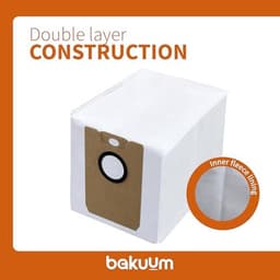 Premium stofzuigerzakken voor robotstofzuigers - hoge filtratie en lange levensduur - 4 stuks — thumbnail 5