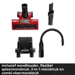 Einhell Accu Steelstofzuiger TE-SV 18 Li Kit - Power X-Change - 18 V/Li-ion - 0,6 L reservoir - 4 LED's - ECO/BOOST modus - Gemotoriseerd vloermondstuk - Incl. 4.0 Ah accu en lader — thumbnail 4