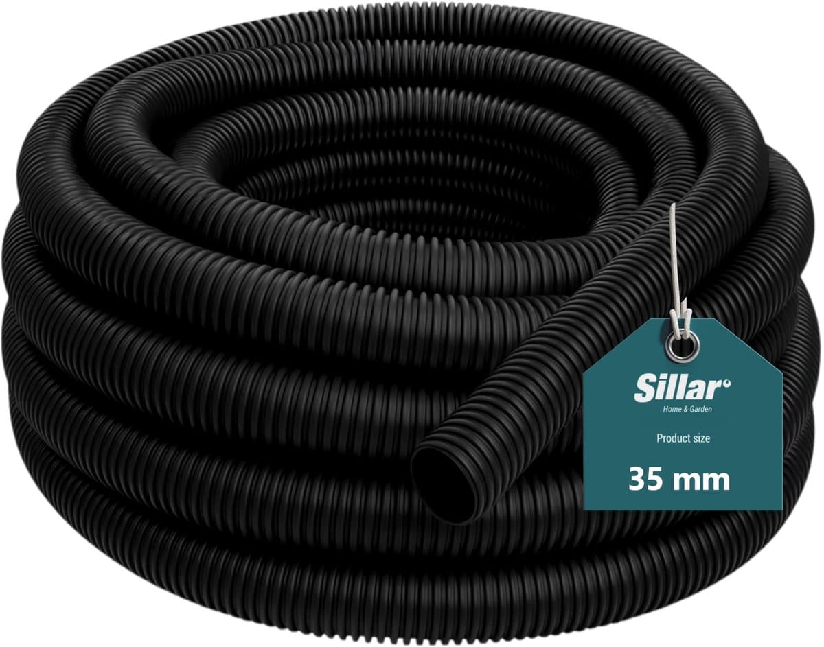 Sillar Stofzuigerslang 35mm - Universele Zuigslang voor Stofzuiger – Flexibele – Op Lengte - 5m (5 x 1m) — afbeelding 1