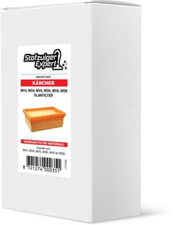 Vervangende Filter Geschikt voor Karcher WD4 - Vlak Filter - Vouwfilter voor multifunctionele stofzuigers - Compatibel met MV4, MV5, MV6, WD4, WD5, WD6 — thumbnail 2