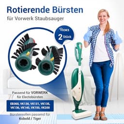 Borstelrol Vervanging voor Elektrische Stofzuigers - Accessoires voor Kobold en Vervangende Onderdelen — thumbnail 2