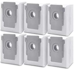 JustValue Stofzuigerzakken Geschikt Voor iRobot Roomba - 6 Stuks - Automatische Vuilafvoer - Geschikt voor i3+ i4+ i6+ i7+ i8+ j7+ s9+ - Microvezel - Perfecte Pasvorm - Stofdicht — thumbnail 1