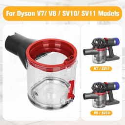 Vervangende Stofcollectiecontainer - Geschikt voor Dyson V7 V8 SV10 SV11 Stofzuigers — thumbnail 2