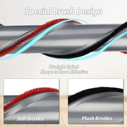 Geschikt voor Vervangende borstelrol compatibel met Dyson V11, rolstang stofzuigeraccessoires. Draadloze stofzuigerkop vervangend voor Dyson V11 borstelrol stofzuiger onderdeelnr. 970135-01, 970100-05.-Belle's product — thumbnail 4