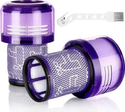 Vervangingsfilters voor de Dyson V12 stofzuiger, 2 stuks, wasbare HEPA-filters, geschikt voor de paarse filters van de Dyson V12 stofzuiger. — thumbnail 1
